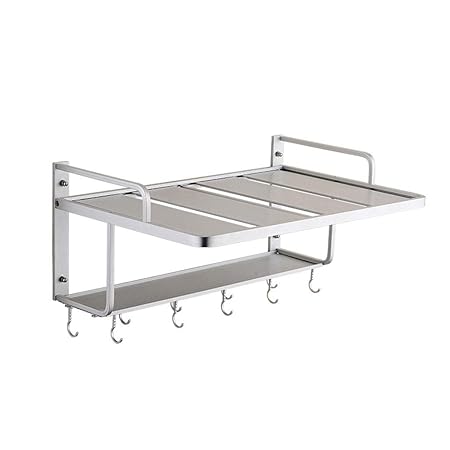 Estante De Aluminio para Microondas Montado En La Pared, Cocina ...