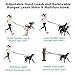 Peteast Professional Double Dog Leash Kit, Adjustable Heavy Duty Dual Dog Leash, 360° Swivel No Tangle & Soft Handle, Walking & Training Leash Two Dogs