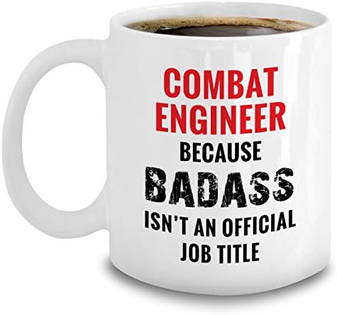 Combat Engineer Coffee Mug - Field Engineering Gag Gifts - 11oz Cup