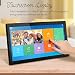 Aluratek 17.3″ WiFi Digital Photo Frame with Touchscreen IPS LCD Display & 16GB Built-in Memory, Photo/Music/Video (AWS17F)thumb 3