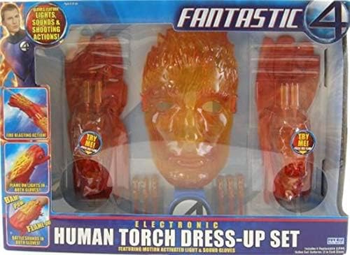 Amazon ファンタスティック フォー エレクトロニック ヒューマントーチ 変身セット ベルト なりきりアイテム ホビー