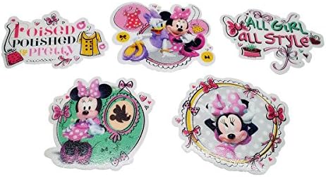 Tub Treads Non-slip Safety Stickers, Minnie Mouse, 3-pack (15 Tub Stickers)