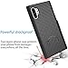 Galaxy Note 10 Plus Case Holster, Oleaders Full Body Belt Clip Holster Shockproof with Kickstand Back Cover Thin Protective Case for Galaxy Note 10 Plus- Black