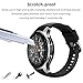 CAVN 4-Pack Screen Protectors Compatible with Samsung Galaxy Watch 46 mm Tempered Glass Waterproof Screen Cover Saver Compatible with Samsung Galaxy Smartwatch 46mm Smartwatch