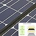TISHI HERY 100W Portable Solar Panel Foldable with 4 Outputs Type-C/QC3.0/DC/USB Compatible with Most Portable Solar Generators Power Stations/Phones/Laptops/Tablet for Travel/Camping/RV/Hiking