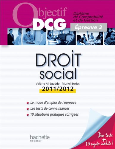 Droit social, 2011-2012