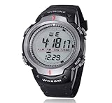 ABC Waterproof Outdoor Sports Men Digital LED Quartz Alarm Date Wrist Watch
