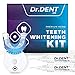 DrDent Premium Teeth Whitening Kit 35% CP | LED Light | (2) 5ml Whiten Gels | Removes Stains – Includes Mouth Tray & Shade Guide – Rapid & Effective Results – User-Friendly & Safe