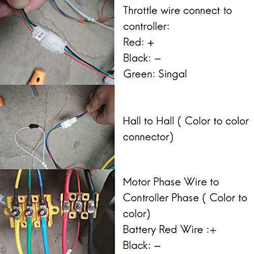 48-72V 48-96V 48-120V Brushless Motor Controller 2000W 3000W 4500W 5000W Motor Speed Controller 50A 80A 100A Wave Ebike Controller for Electric Vehicle Scooter Tricycle (48V-96V 5000W 100A) - Thumbnail 2