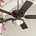 Wet Location Oil Rubbed Bronze Ceiling Fan Light Kit