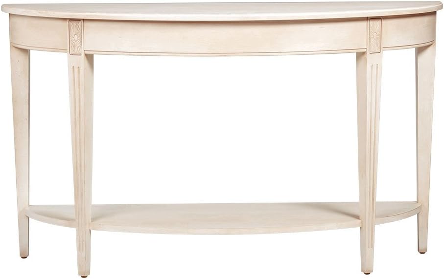 Ethan Allen Barrow Demilune Sofa Table Cotton Amazon Ca Home
