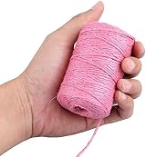 G2PLUS Pink Jute String Twine 2MM 100M Natural Garden Rope Craft view 5
