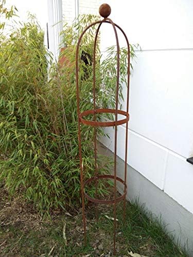 Zen Man Edelrost Garten Rosenbogen Rost Aus Metall Gartendeko Garten Rankhilfe Spalier Rost Rosenranke Handarbeit 30 30 150cm 031795 2 Amazon De Garten