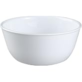 Corelle Coordinates Wh Corelle Livingware Super Glass Soup/Cereal Bowl, 28 oz, Winter Frost White, Set of 3