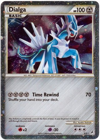 Pokemon Call of Legends Single Card Dialga #SL2 Shiny Rare Holo