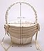 Vivivalue Flower Girl Basket Wedding Collection Traditional Ivory