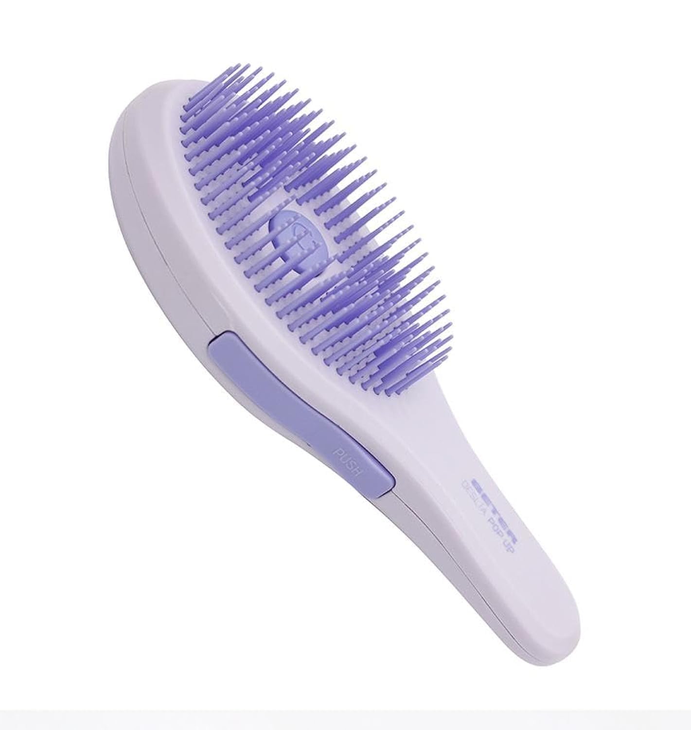 Beter - Detangle hair brush DESLÍA POP UP Retractable Bristle Detangling Hairbrush, Patented Design, Clean with a Single Click, Made of Recycled Plastic, No Tangle