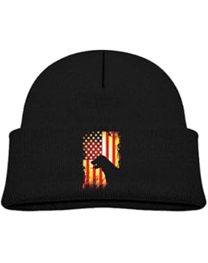 Rottweiler American Flag Baby Kids Warm Winter Hats Cute Thick Earflap Hood Hat