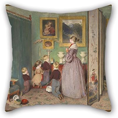 MaSoyy 20 X 20 Inches / 50 By 50 Cm Oil Painting Peter Fendi - The Evening Prayer, 1839 Throw Cushion Covers ,twin Sides Ornament And Gift To Monther,birthday,chair,bench,living Room,kids