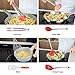 MICHELANGELO Kitchen Utensil Set Red, Stainless Steel Silicone Kitchen Utensils Set of 8, Red Kitchen Utensils for Nonstick Cookware, Red Utensils 8 Piece, 8 Piece Spatula Set for Ceramic Pans