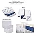 Little Peanut Navy Blue and Grey Elephants 3 Piece Baby Crib Bedding Set