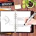 GSlife Pack of 5 Fashionable 2 in 1 Sensitive Stylus (3-Color Ink 5 Pack)