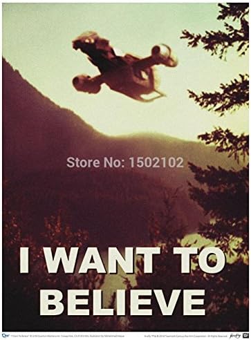 MOUSE POSTER STAR Firefly I Want to Believe Poster 20x30'