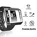 Compatible with Fitbit Ionic Screen Protector Case, JZK Scratch-Resistant Flexible Lightweight Plated TPU Fullbody Protective Case