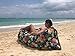 NewNomad inflatable lounge chair, airsofa, inflatable lounger, ideal for music festival and camping, inflatable air lounger (Tropical Forest)