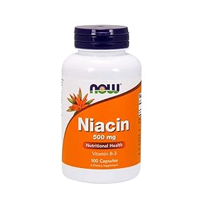 Now Supplements, Niacin (Vitamin B-3) 500 mg, 100 Capsules