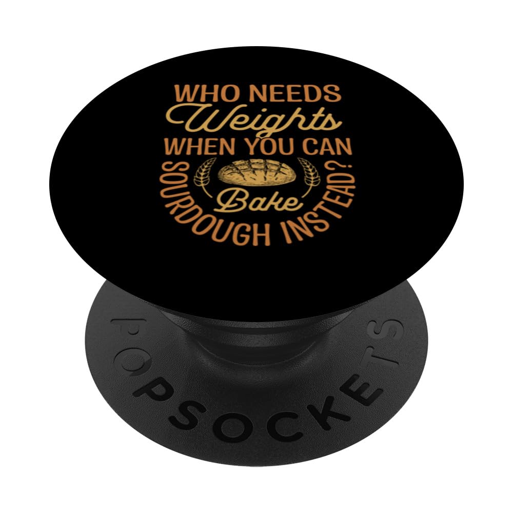 Baking Sourdough Bread Baker PopSockets Swappable PopGrip