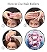 Xnicx 36 Packs Self Grip Hair Roller Set Jumbo Large Small Medium Hair Rollers Hairdressing Curlers Tools with Clips