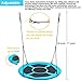 Homde Flying Saucer Swing 47 Inch Anti-Fade Tree Swing Set Outdoor Indoor Swings with Adjustable Straps for Kids, Adults and Teens (47 Inch Upgrade Version)