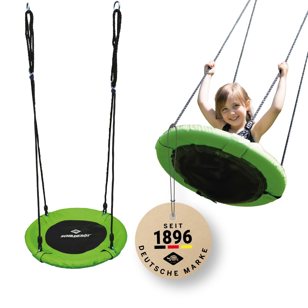 Schildkröt Nest Swing 60 cm, Green-Black, Polyester Alloy Steel Polyethylene, Maximum Load 150 kg