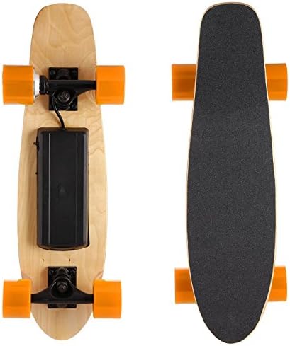 mymotto Skateboarding Electric Skateboard with remote control Light Front Speaker Bluetooth – 71 x 20 x 15.5 cm