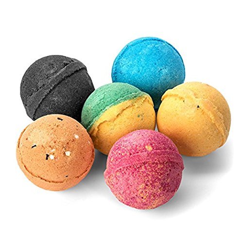 Boys Bath Bombs Gift Set Ultra Lush Natural 6 Fizzies with Toy