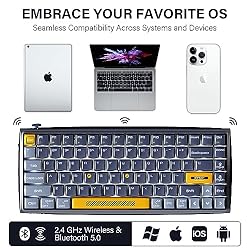 Durgod K710 Wireless Mechanical Keyboard, 84-Key