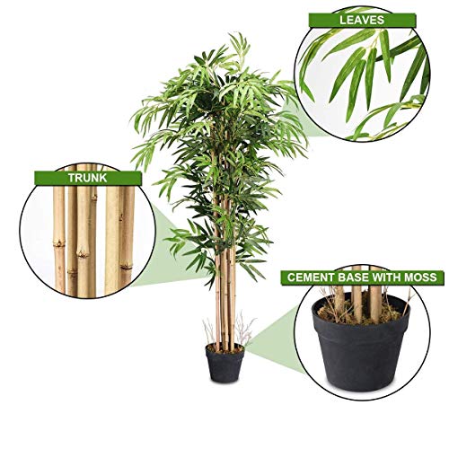 Artificial Bamboo Tree for Indoor Outdoor(5ft) Beachfront Decor