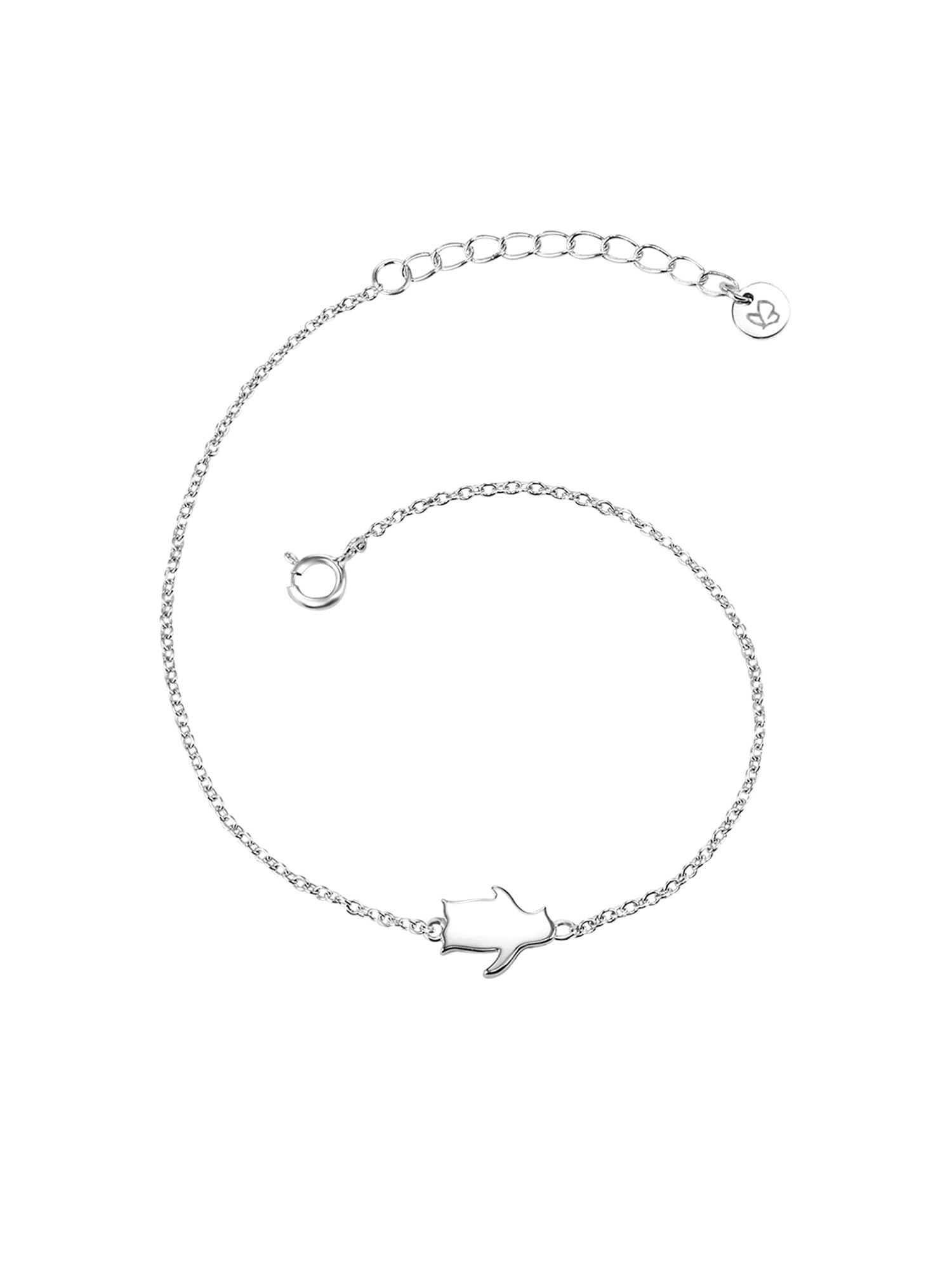 Glanzstücke München Female 925/- Sterling Silver Anchor Bracelet