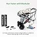 BLACKUBE AAA 600mAh/900mWh Rechargeable Lithium Battery- 1h Quick-Charge by Micro USB Cable -1.5V/1000Cycles - 4Pack Triple A