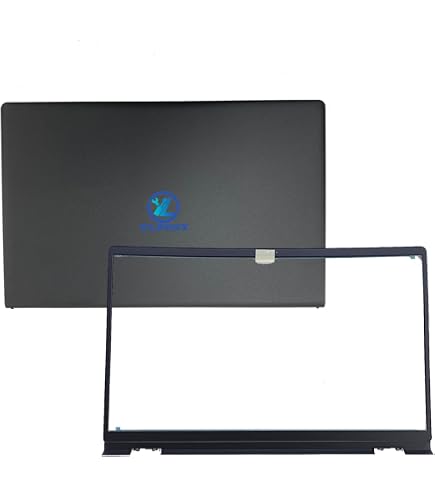 Ersatz-LCD-Abdeckung Für Dell Inspiron 15 Pro 5510 / 5515, Teilenummer NK7D9, Schwarz, Inkl. Rahmen