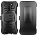 LG K30 Case, LG Phoenix Plus Case, LG Premier Pro Case, LG K10 2018 Case, with Full Cover Tempered Glass Screen Protector, ATUS - Hybrid Dual Layer Protective TPU Case (red)