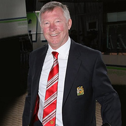 Manchester United Football Club Official Soccer Gift Sir Alex Ferguson Poly Tie