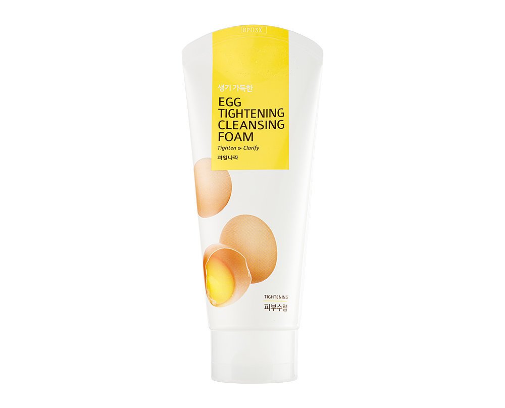 egg foam face wash