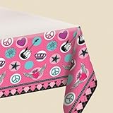 Amscan Rocker Princess Birthday Party Table Cover Tableware Decoration (1 Piece), 54