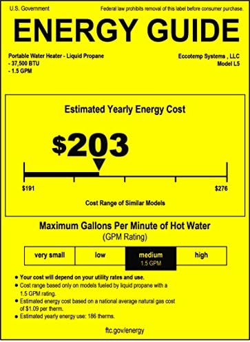 Eccotemp Systems L5 Pump/Strainer bundle L5 Tankless Water Heater with Flojet Pump and Strainer