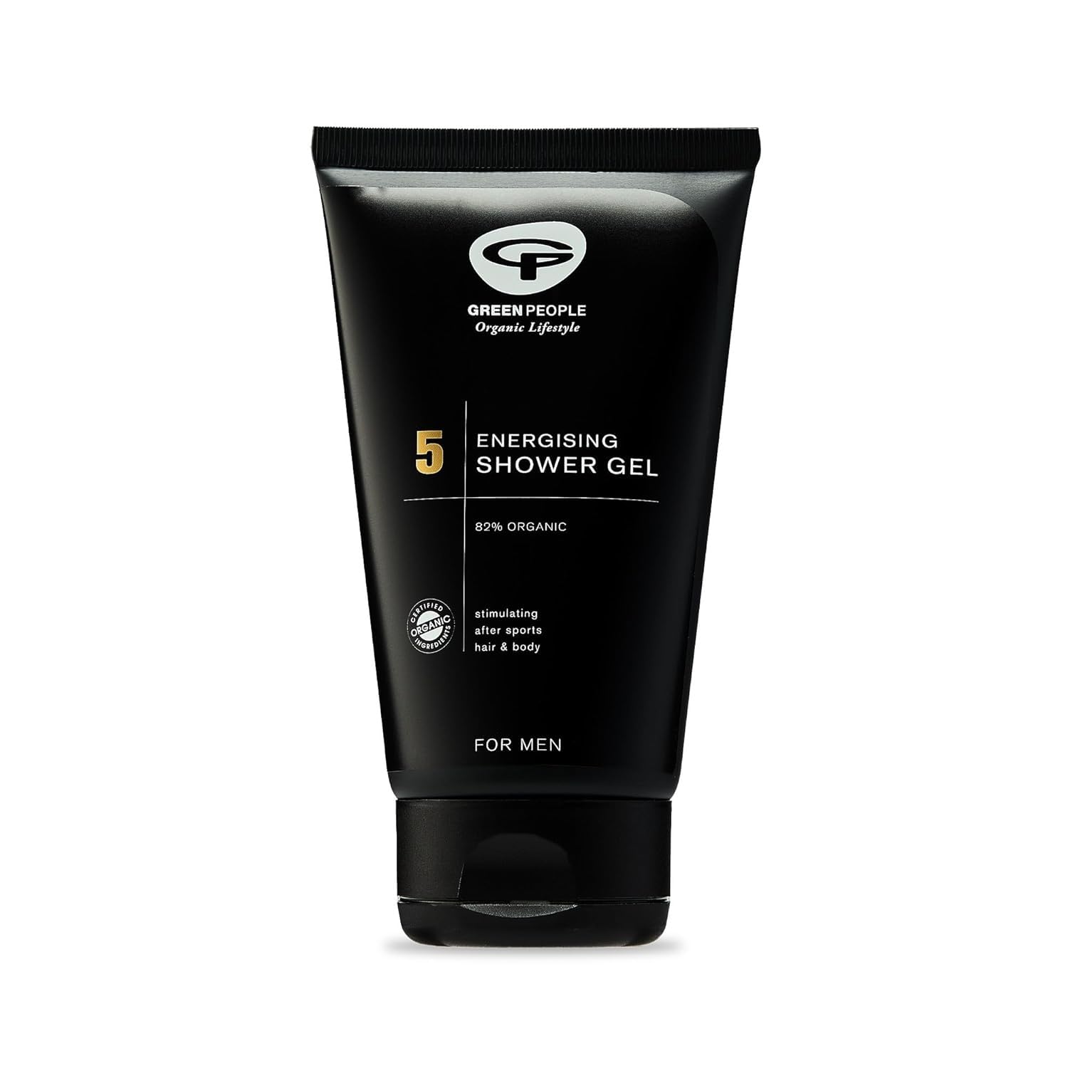 Green People Men's Body Wash - Natural & Organic Mint Shower Gel - SLS, Paraben & Ethanol Free - Vegan, 150ml