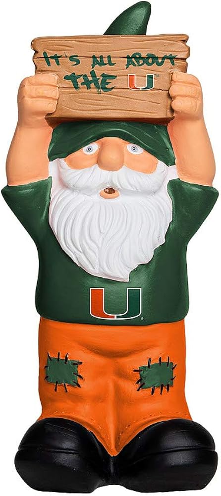 Elite Fan Shop NCAA Small Garden Gnomes