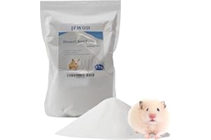 JFWOD Hamster Bath Sand, 7.7lb Dust Free Desert Sand or Potty Litter Sand for Hamster Chinchillas Gerbil Syrian Mice Small Animals
