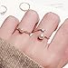 Gieschen Jewelers 'Lace X' 14K Rose/White Gold-Plated Simulated Pearl Ring